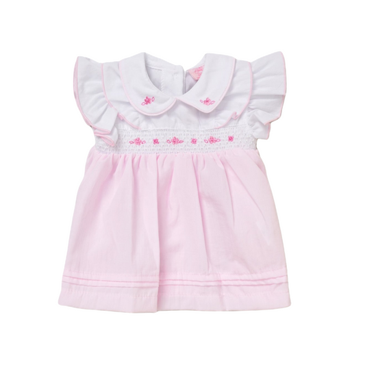 Baby Girl Ruffle Shoulders Dress Set