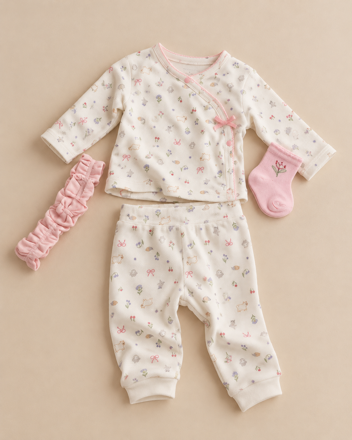 Waffle Meadow Wrap 4PC Set