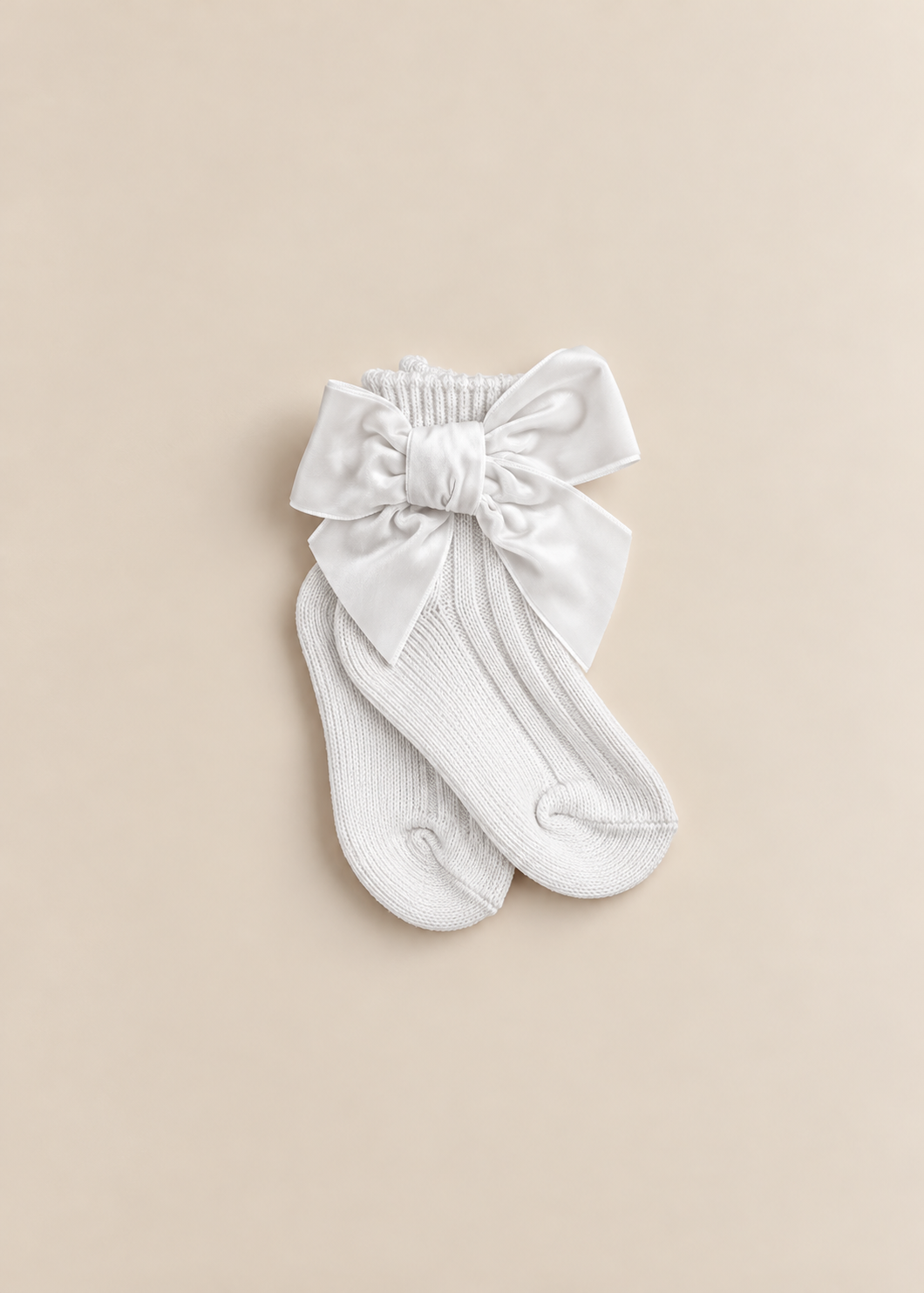Velvet Bow Ankle Socks