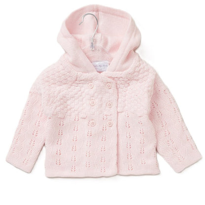 Pink Double Knit Cardigan
