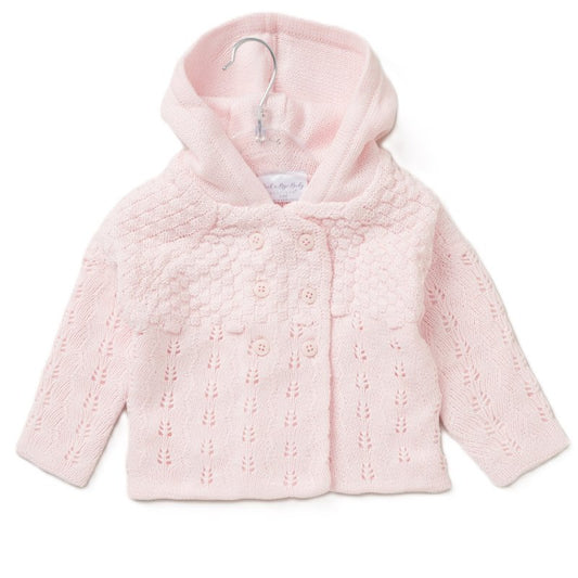 Pink Double Knit Cardigan