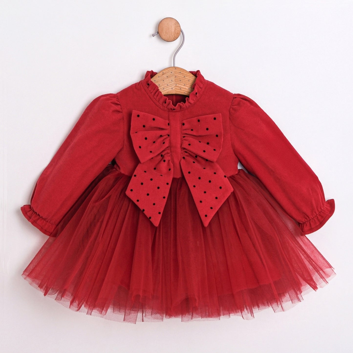 LadyBug Bow Tulle Dress