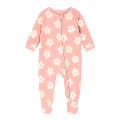 Daisy Fleece Zip Sleep-suit