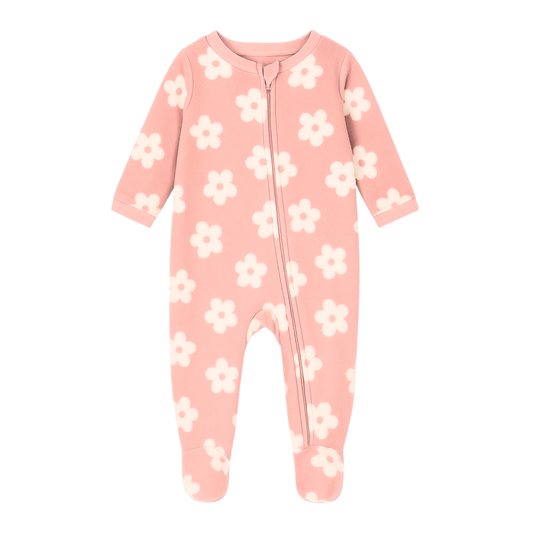 Daisy Fleece Zip Sleep-suit