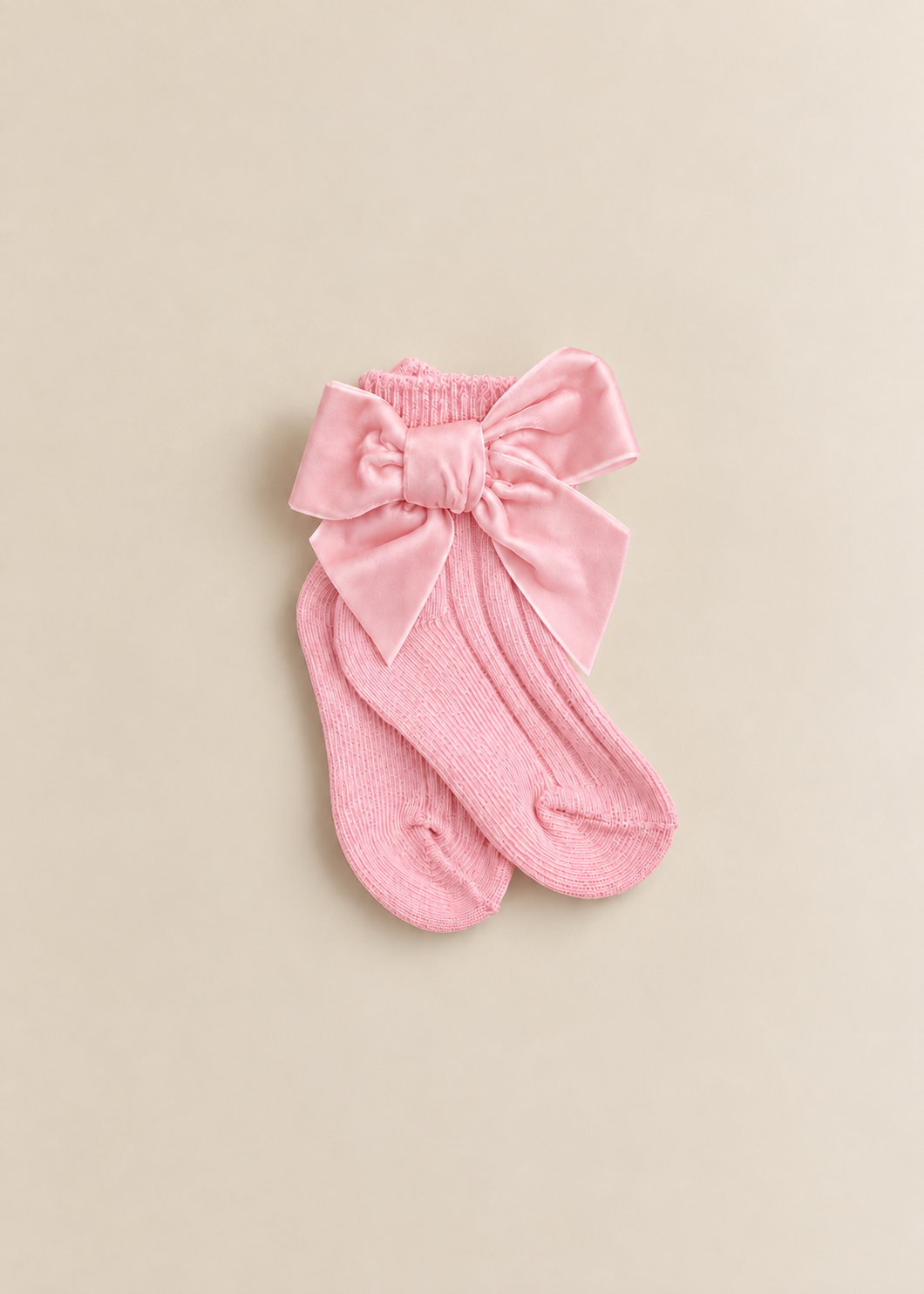 Velvet Bow Ankle Socks