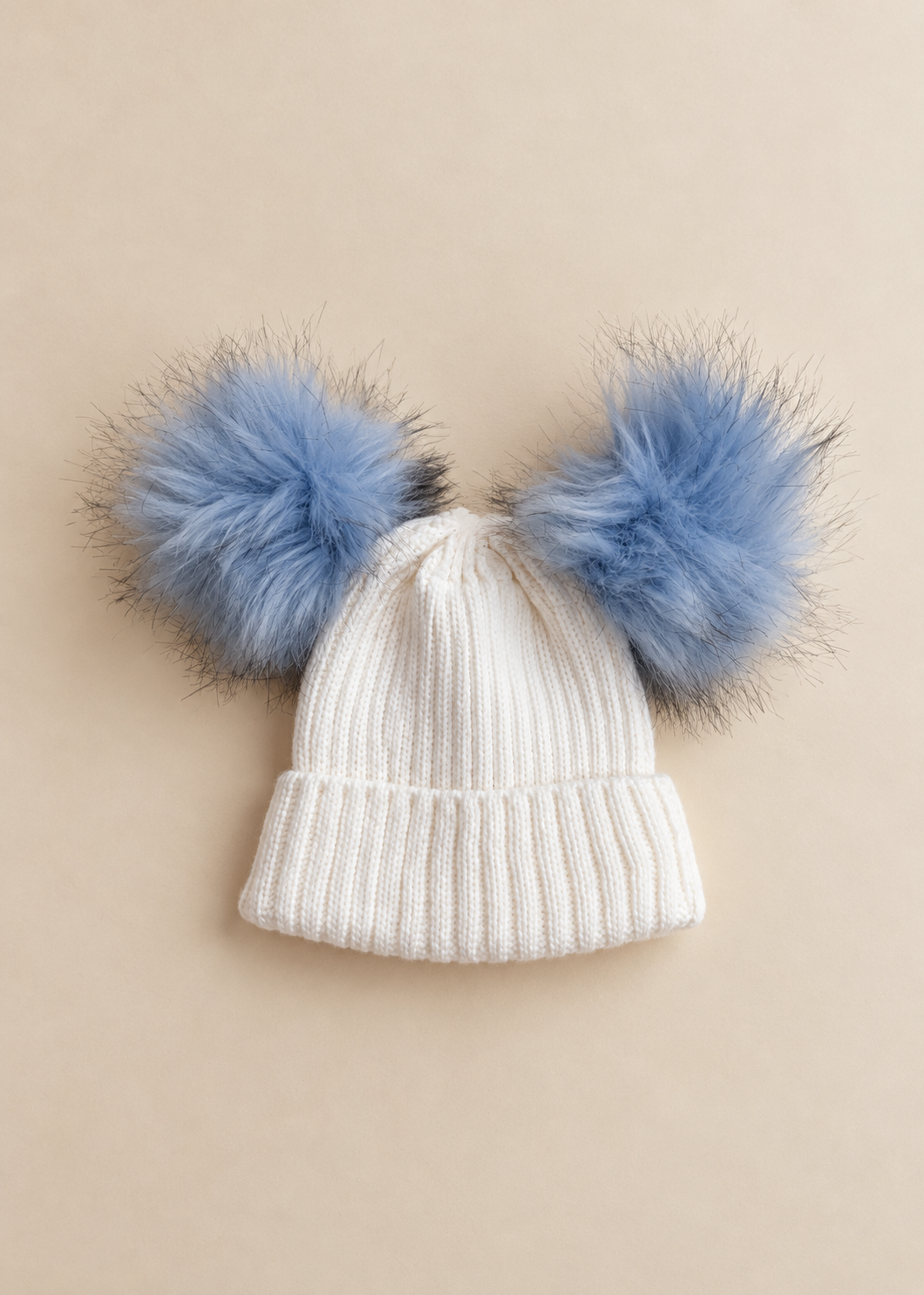 Pom Pom Ribbed Hat