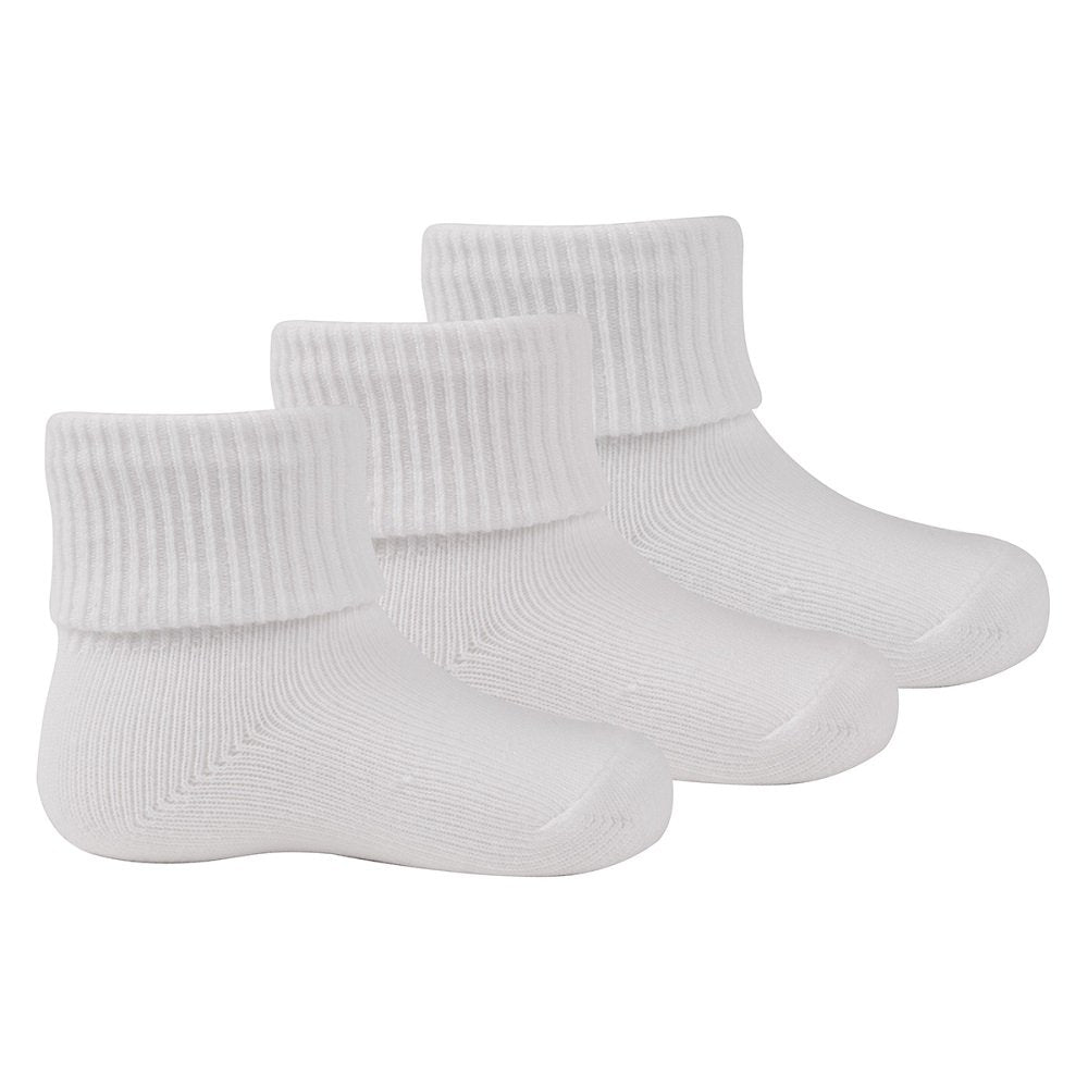 Plain TurnOver Socks 3 Pack