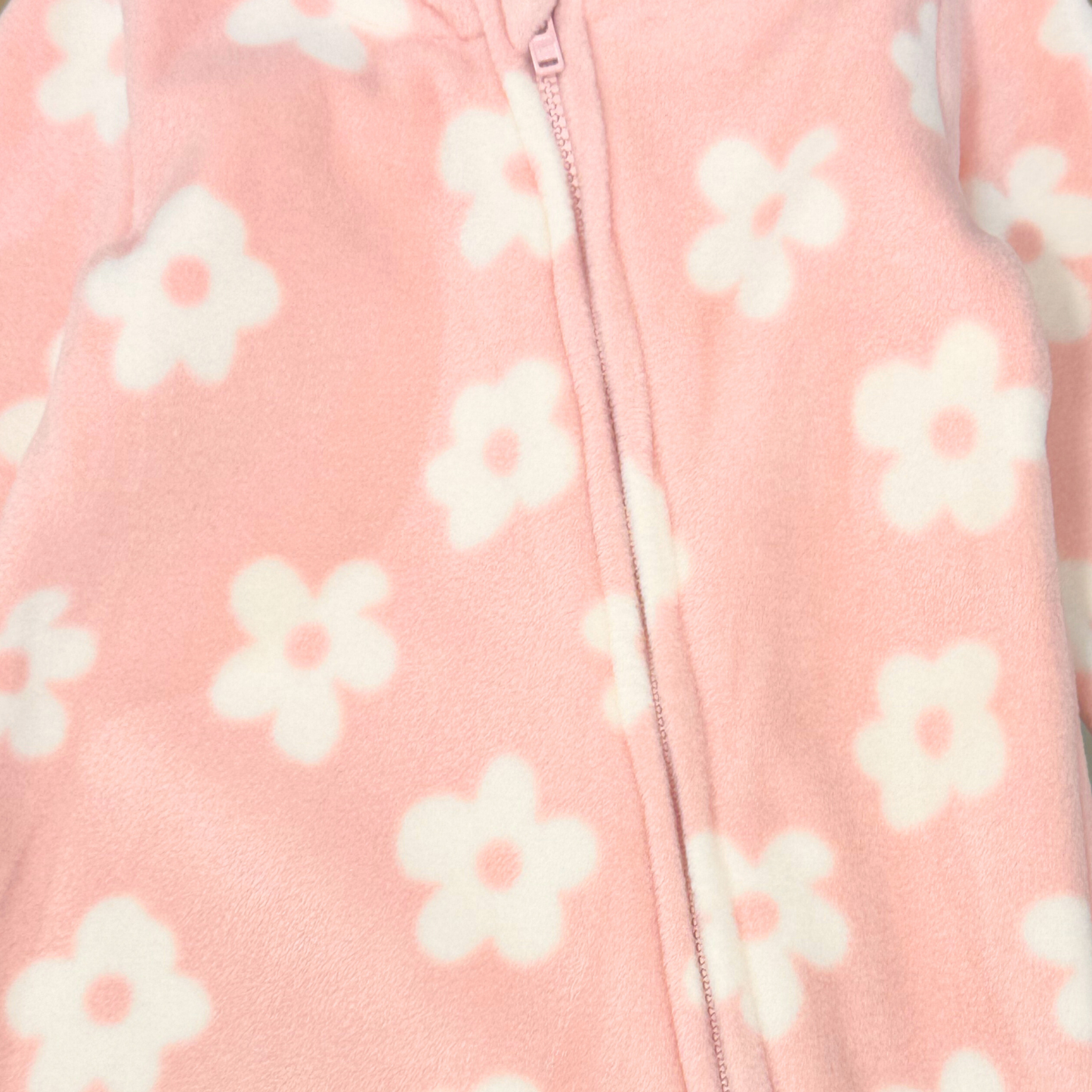 Daisy Fleece Zip Sleep-suit