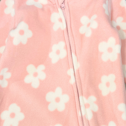 Daisy Fleece Zip Sleep-suit