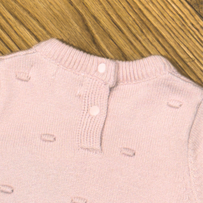 Rosebud Knitted Babygrow