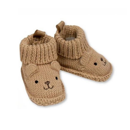 Teddy Knit Booties