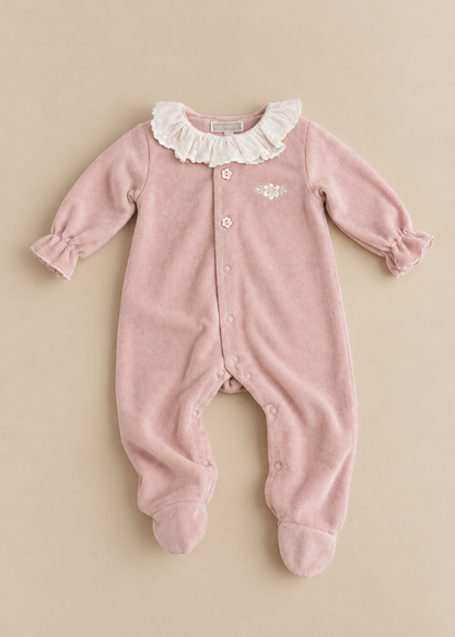 Frosted Daisy Velour All In One