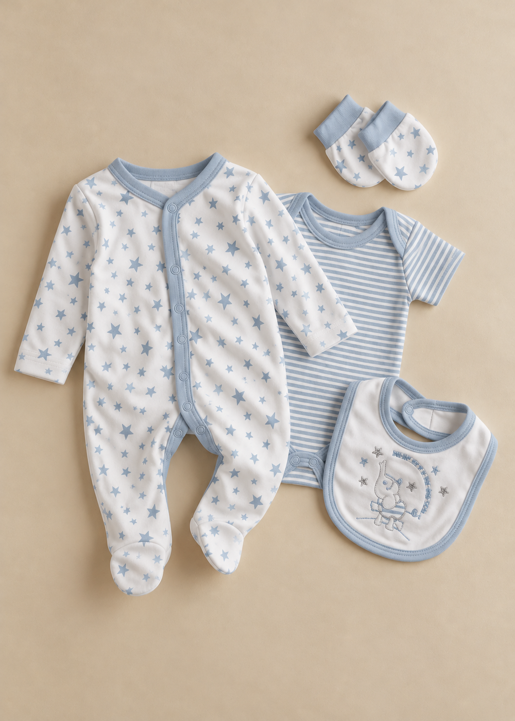 Prem Blue Stars 4PC Set