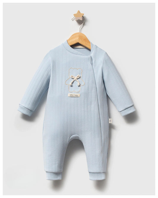 Little Boy Teddy Zip Romper