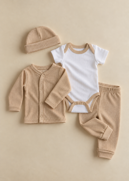 Prem Ribbed 4PC Set