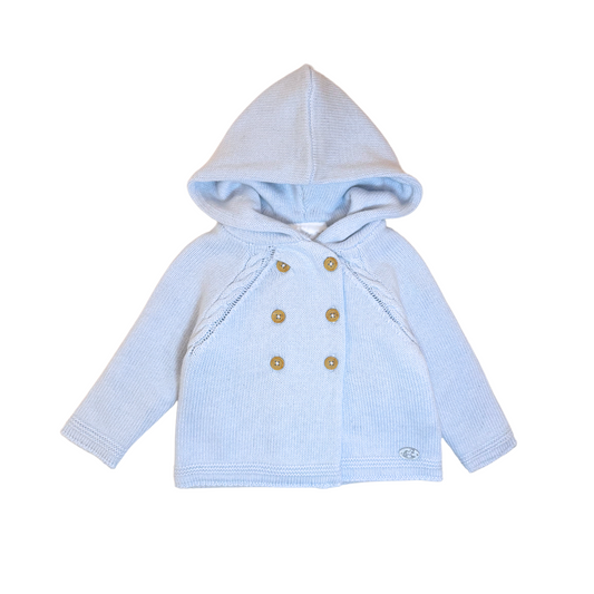 Hooded Knit Cardigan