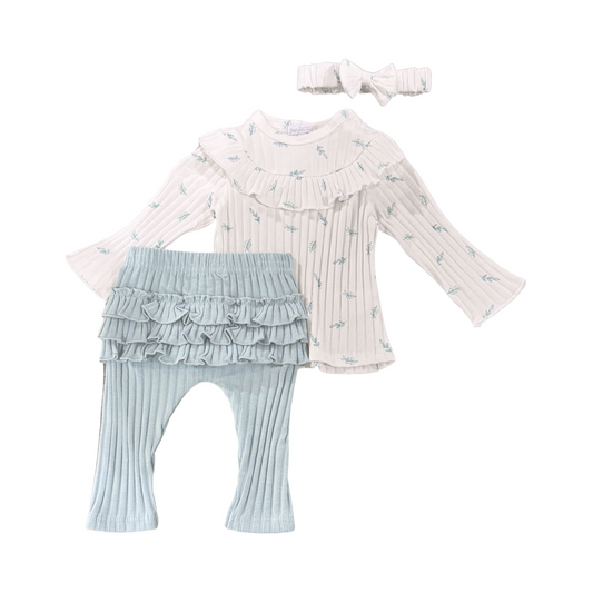 Leaf Ribbed Set