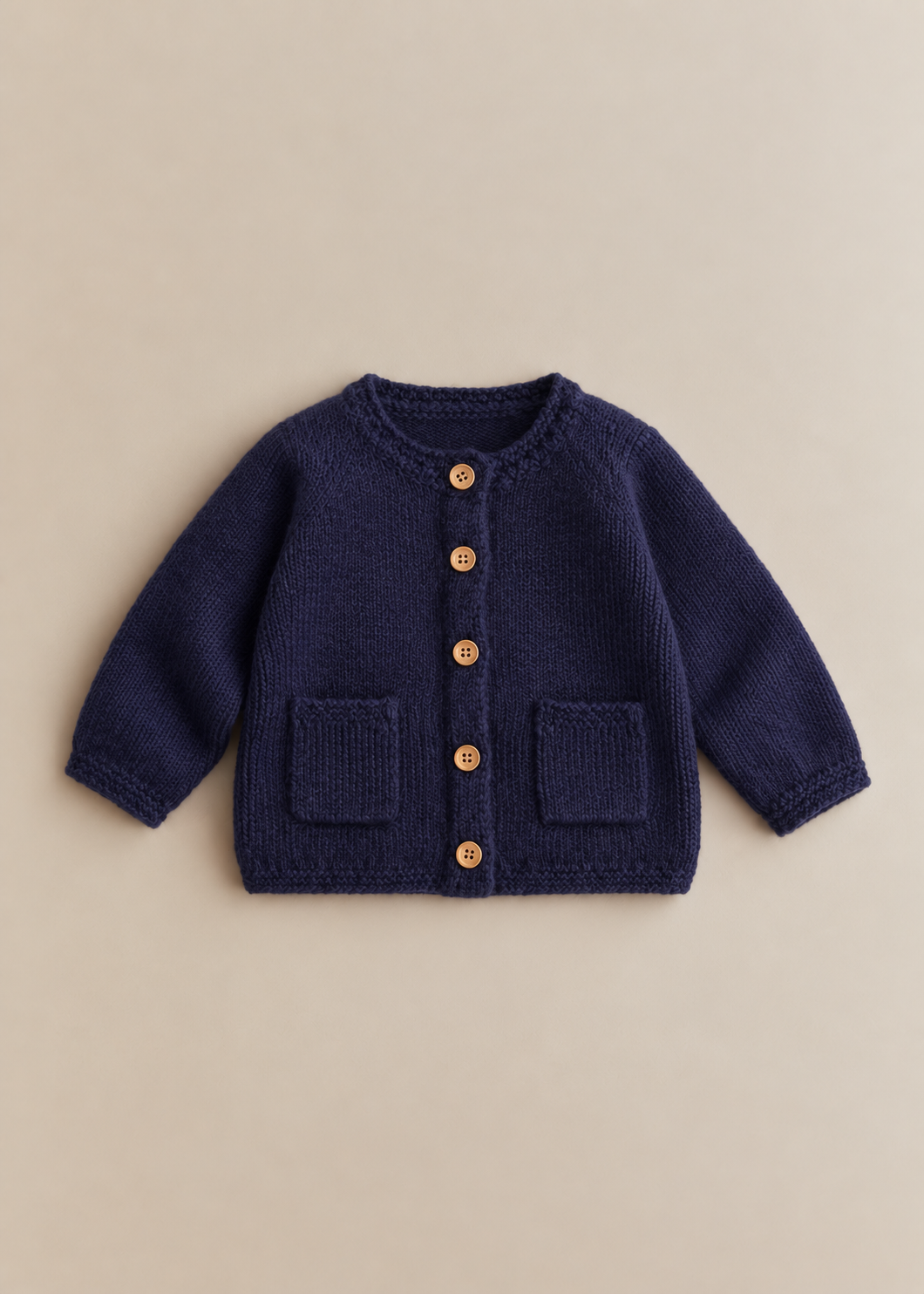 Knitted Pocket Cardigan