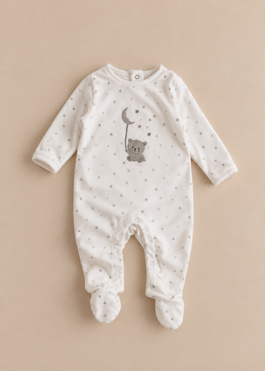 Bear Starred Sleep-suit