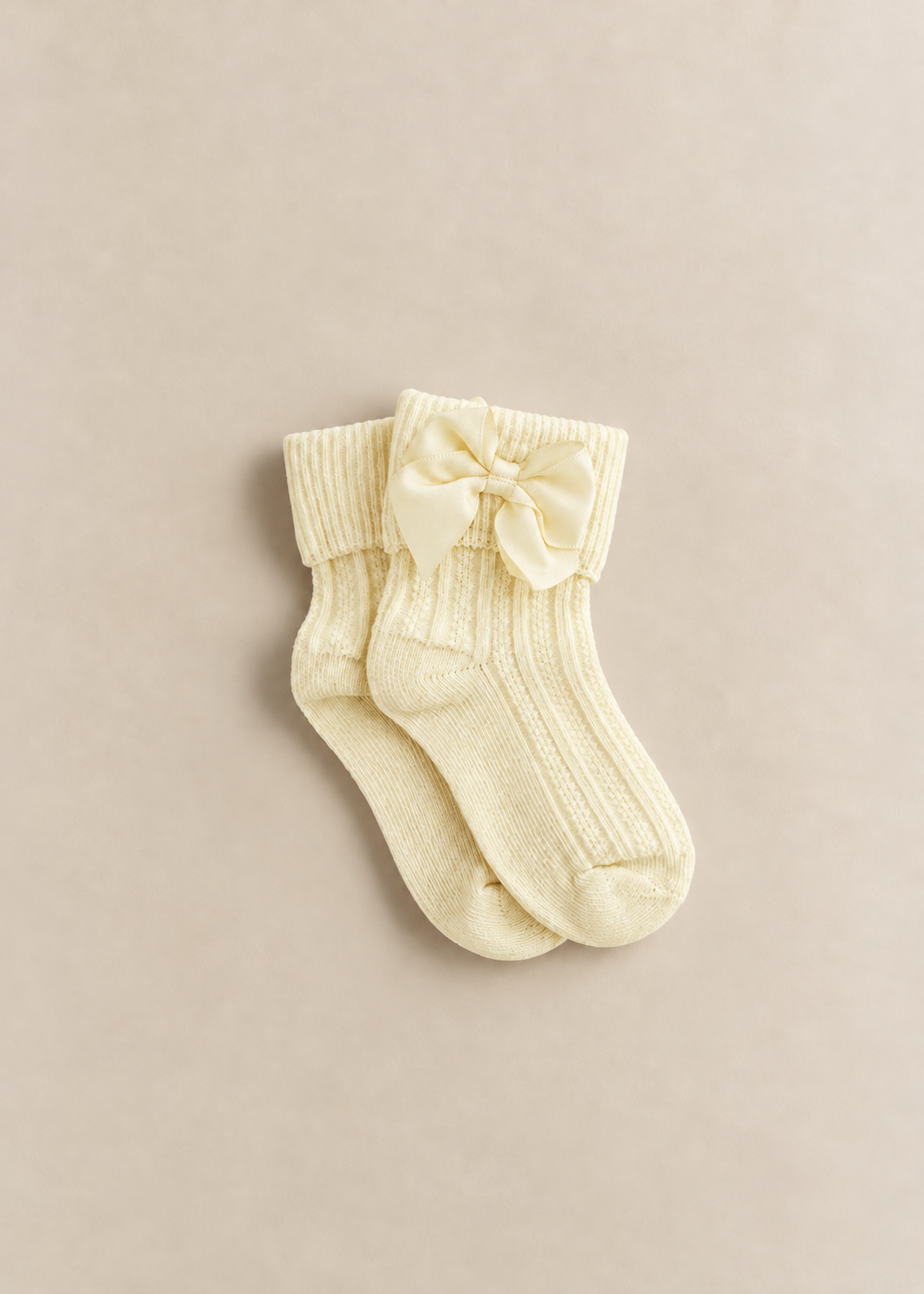 Satin Bow Ankle Socks
