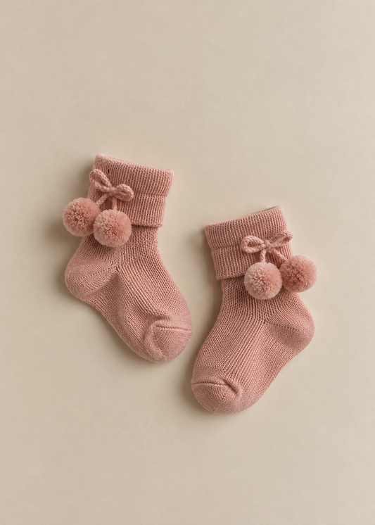 Pom Pom Ankle Socks