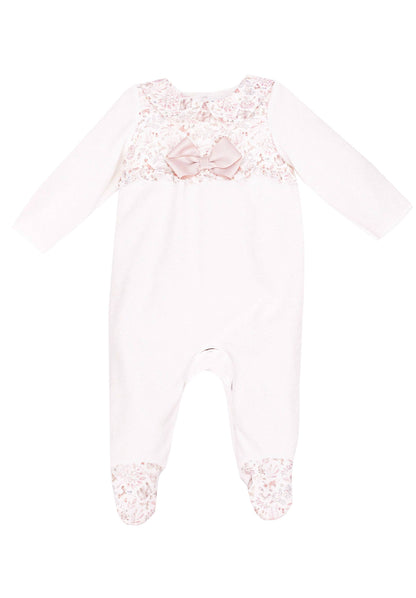 Cotton Velour Babygrow Fanola