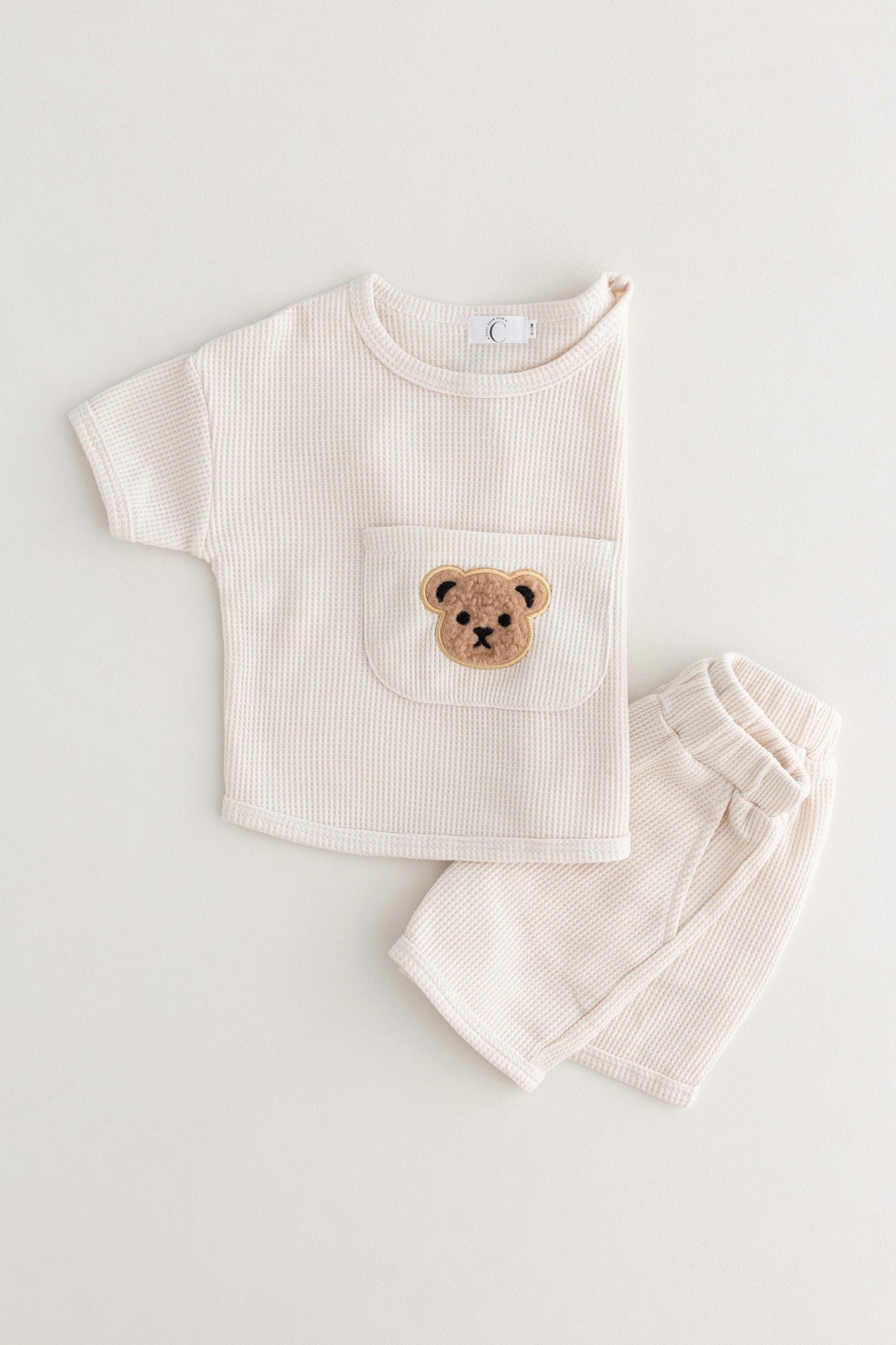 Waffle Bear 2 Piece T-Shirt & Shorts Set