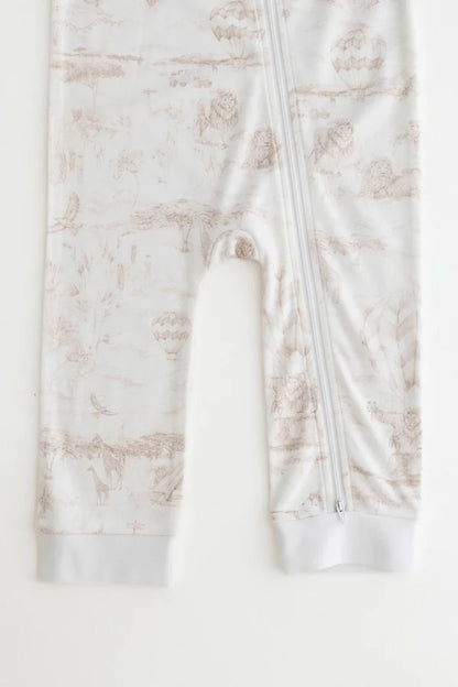 Lyons Den Zip Sleep-suit Parchment