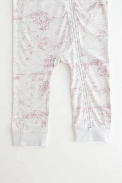 Lyons Den Zip Sleep-suit Baby Pink