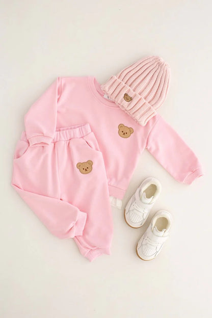 The Pink Bear Colour Tracksuit