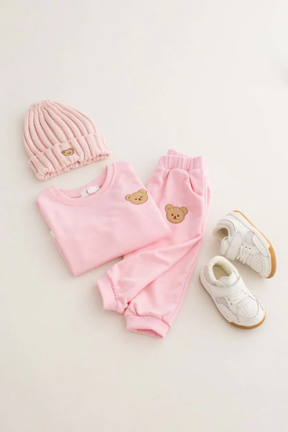 The Pink Bear Colour Tracksuit