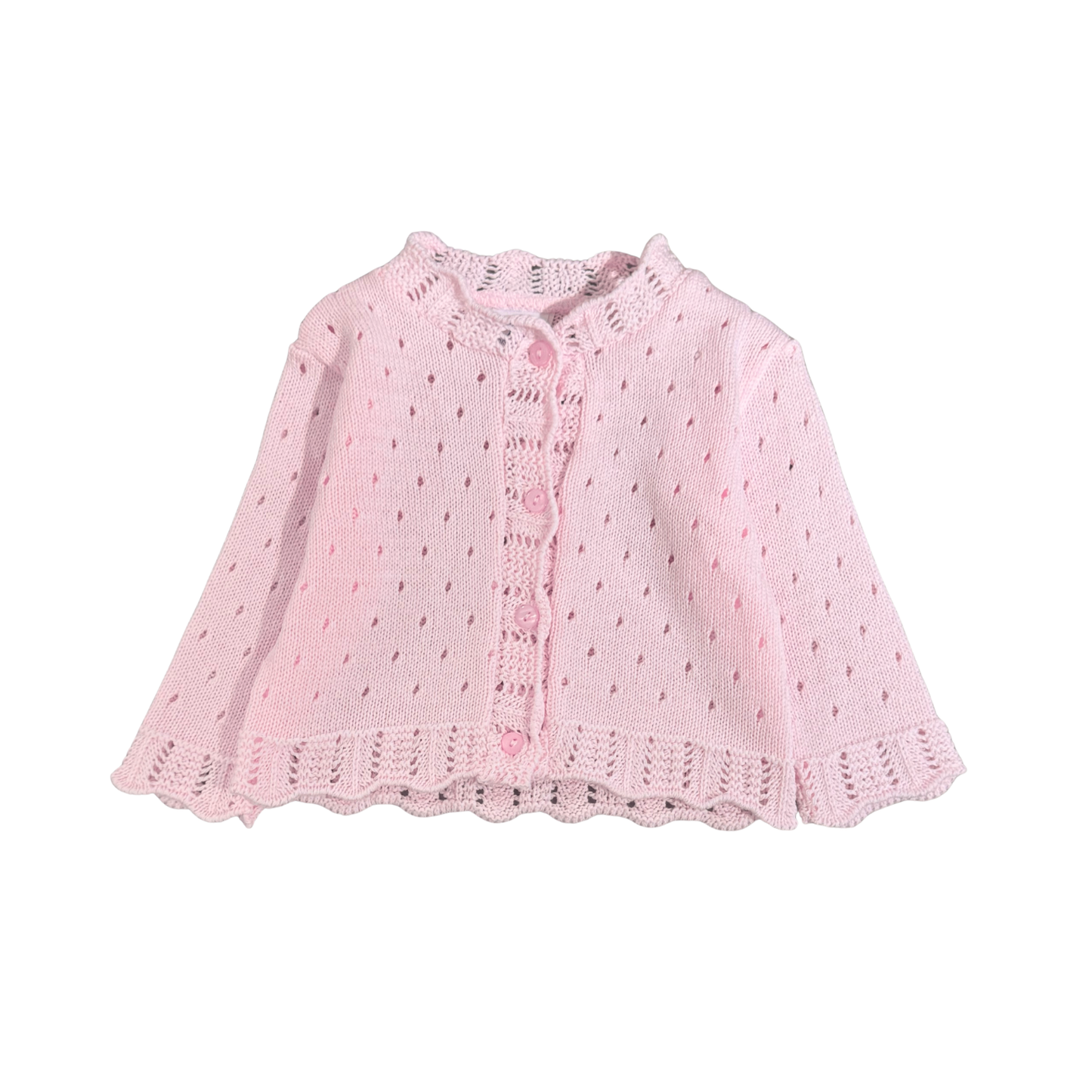 Scalloped Ruffles Cardigan