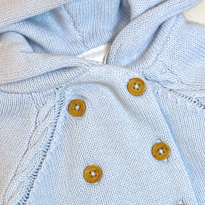 Hooded Knit Cardigan
