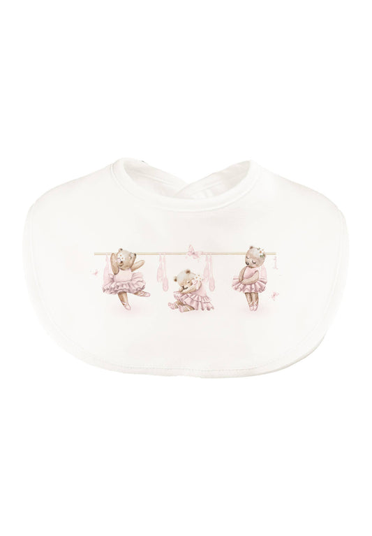 Velour Bib with a Print Charlene