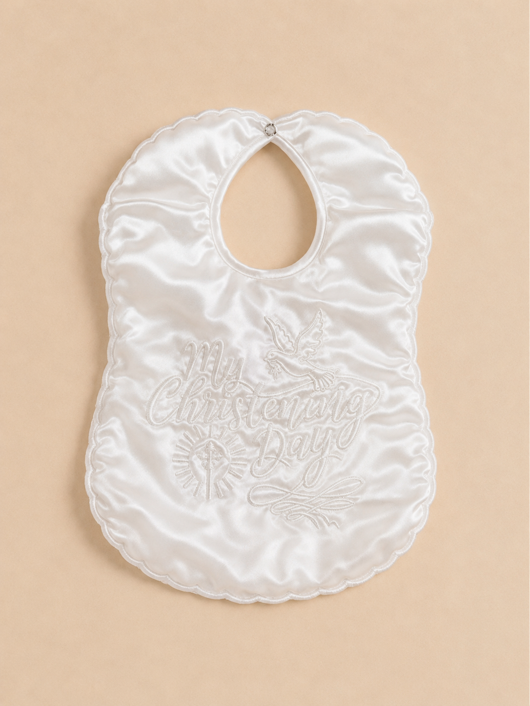 Large Christening Bib
