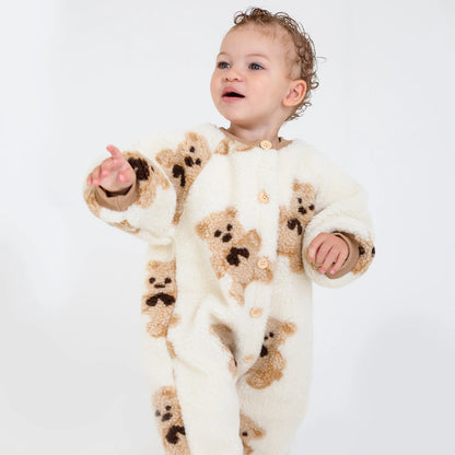 Bear Fleece Romper