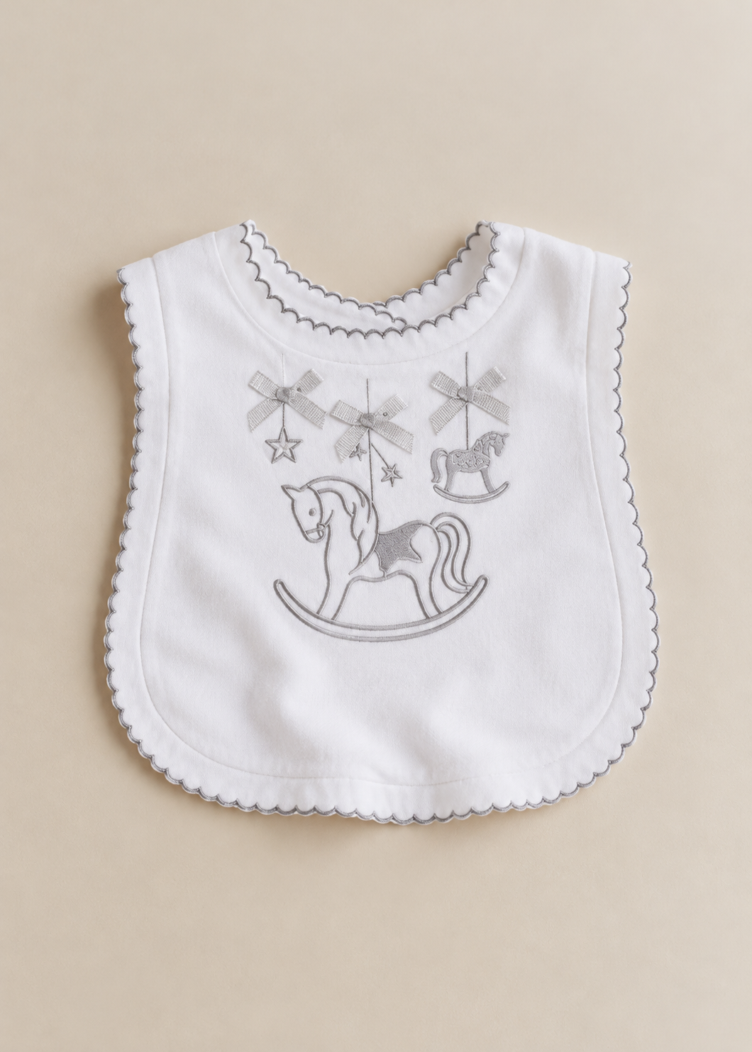 Rocking Horse Velcro bib