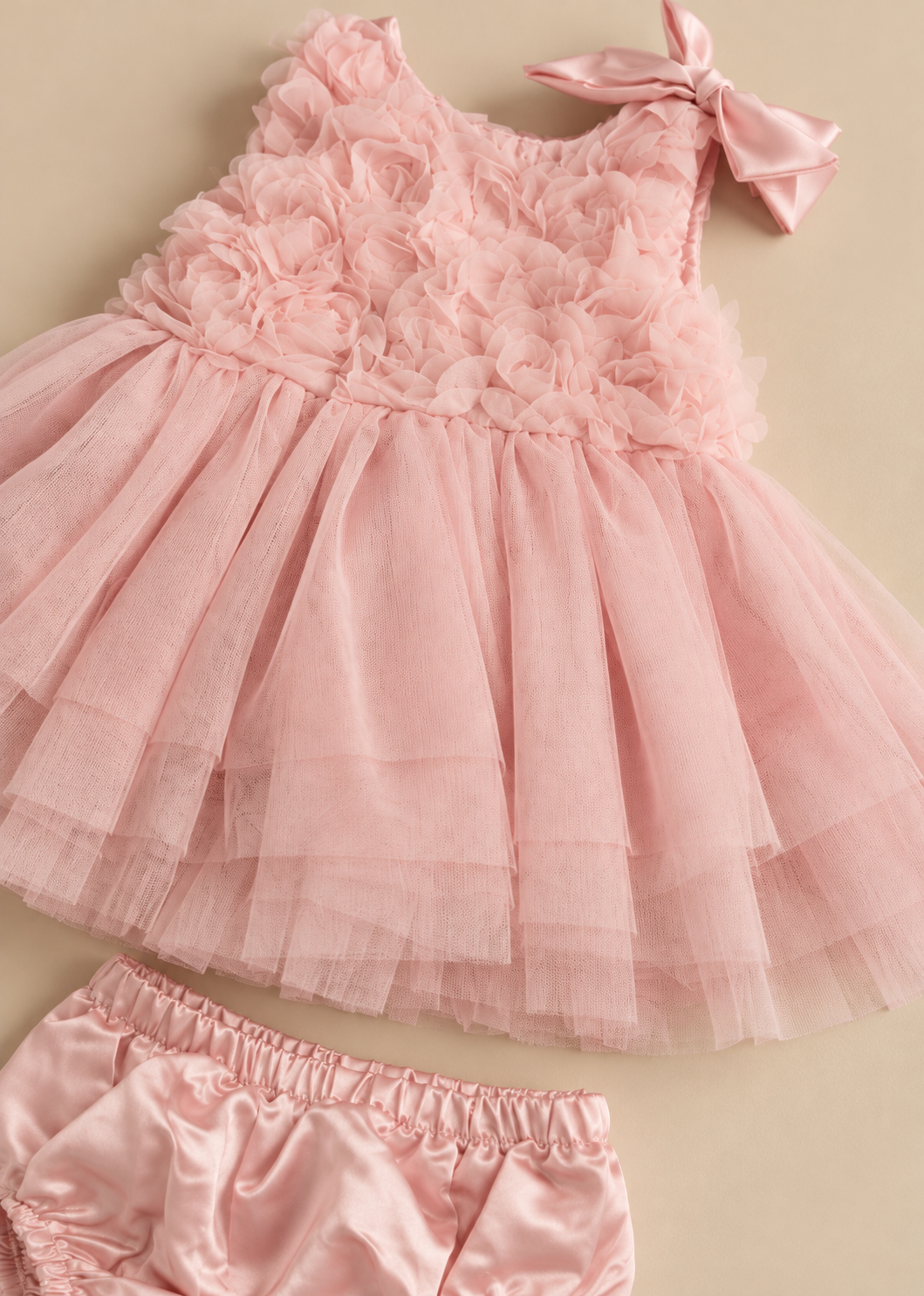 Violetta Flower Tulle Dress Set