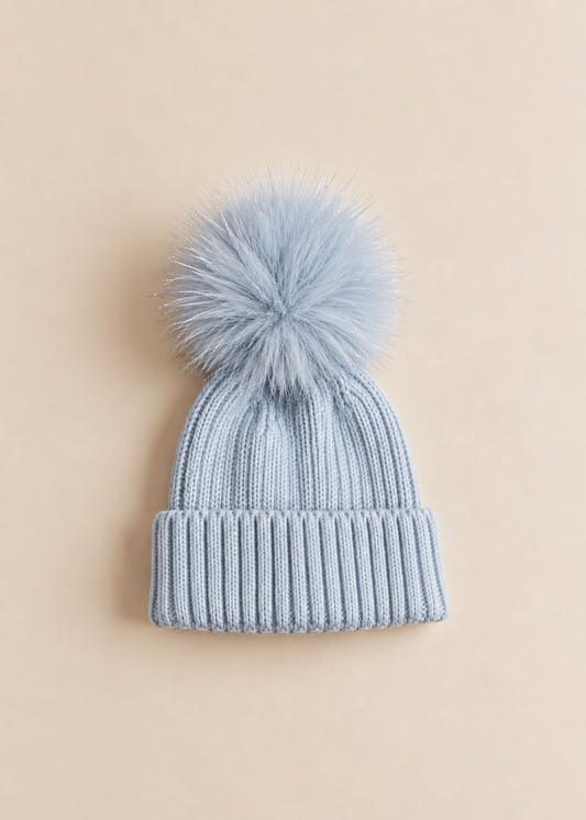 Glitter Pom Pom Hat