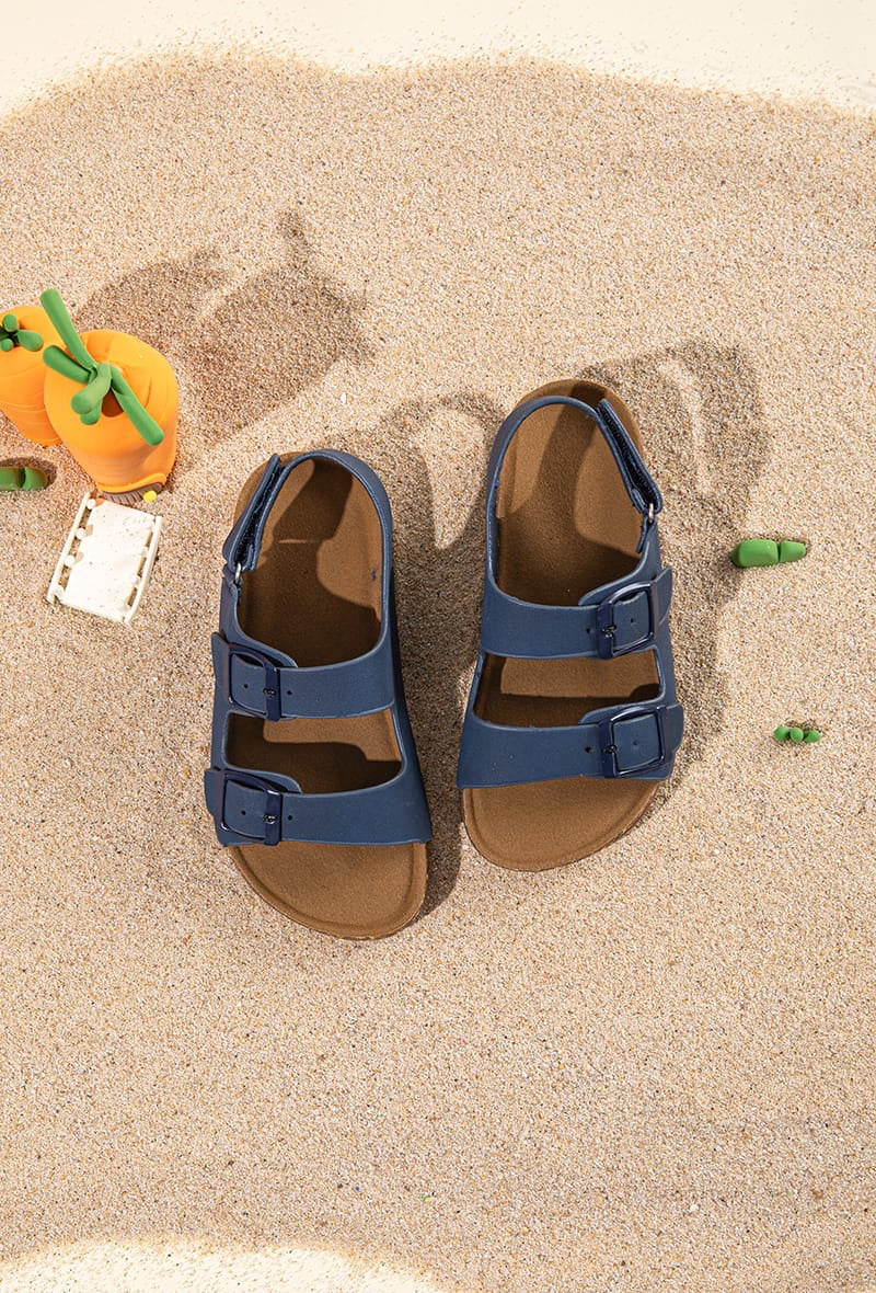 Footbed Buckle Sandals