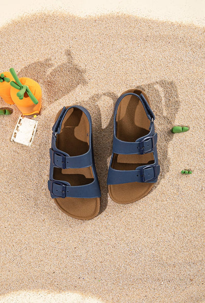 Footbed Buckle Sandals