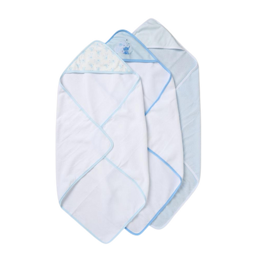 Elephant Hooded Towels & Washcloths Set