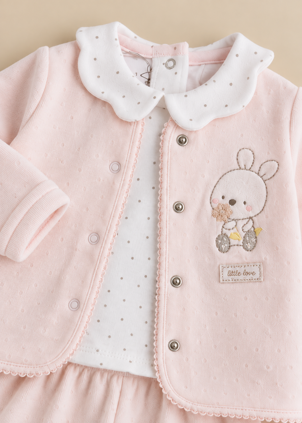 Flower Bunny Velour 3PC Set