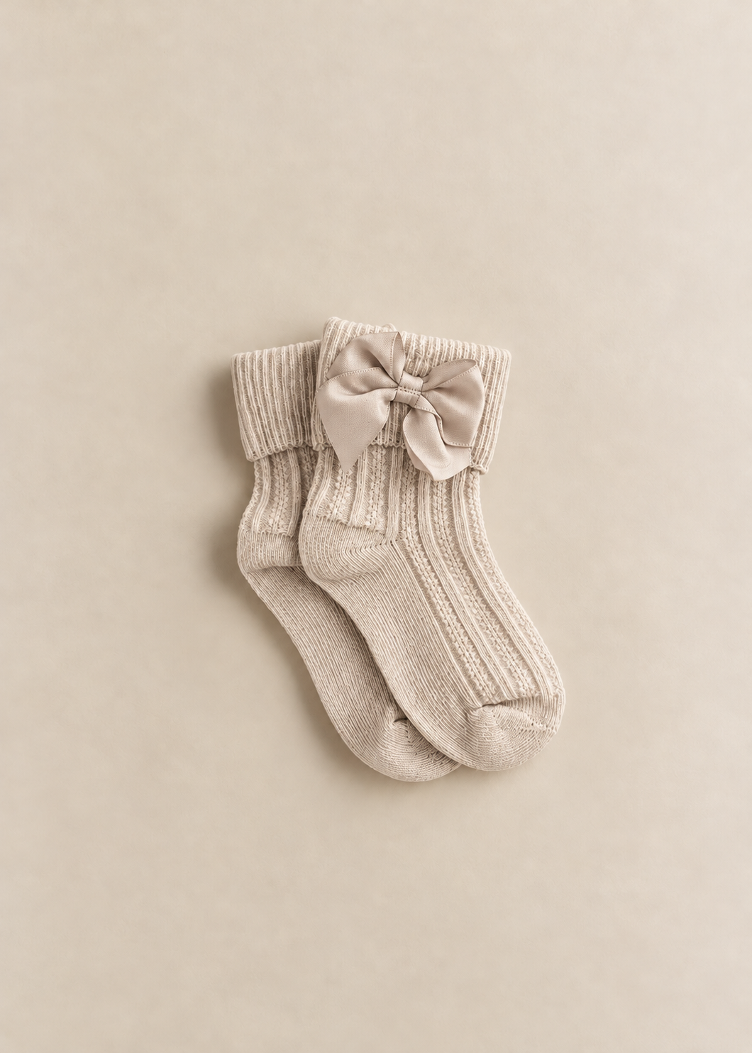 Satin Bow Ankle Socks