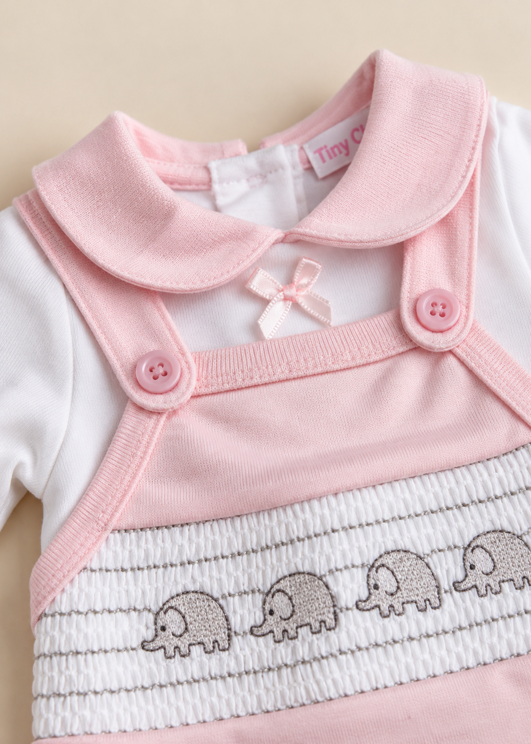 Prem Smocked Elephant All In One