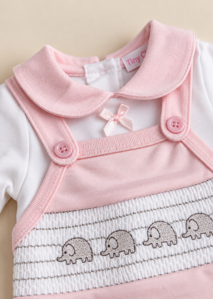 Prem Smocked Elephant All In One
