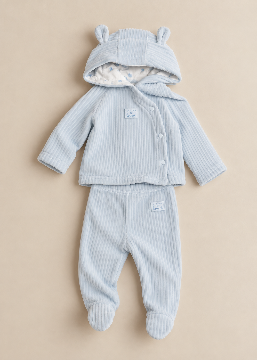 Little & Loved Soft Ribbed Set