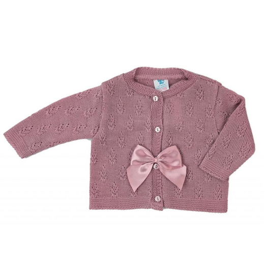 Perle Knit Bow Cardigan