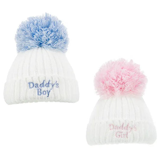 Daddy's Knit Pom Pom Hat