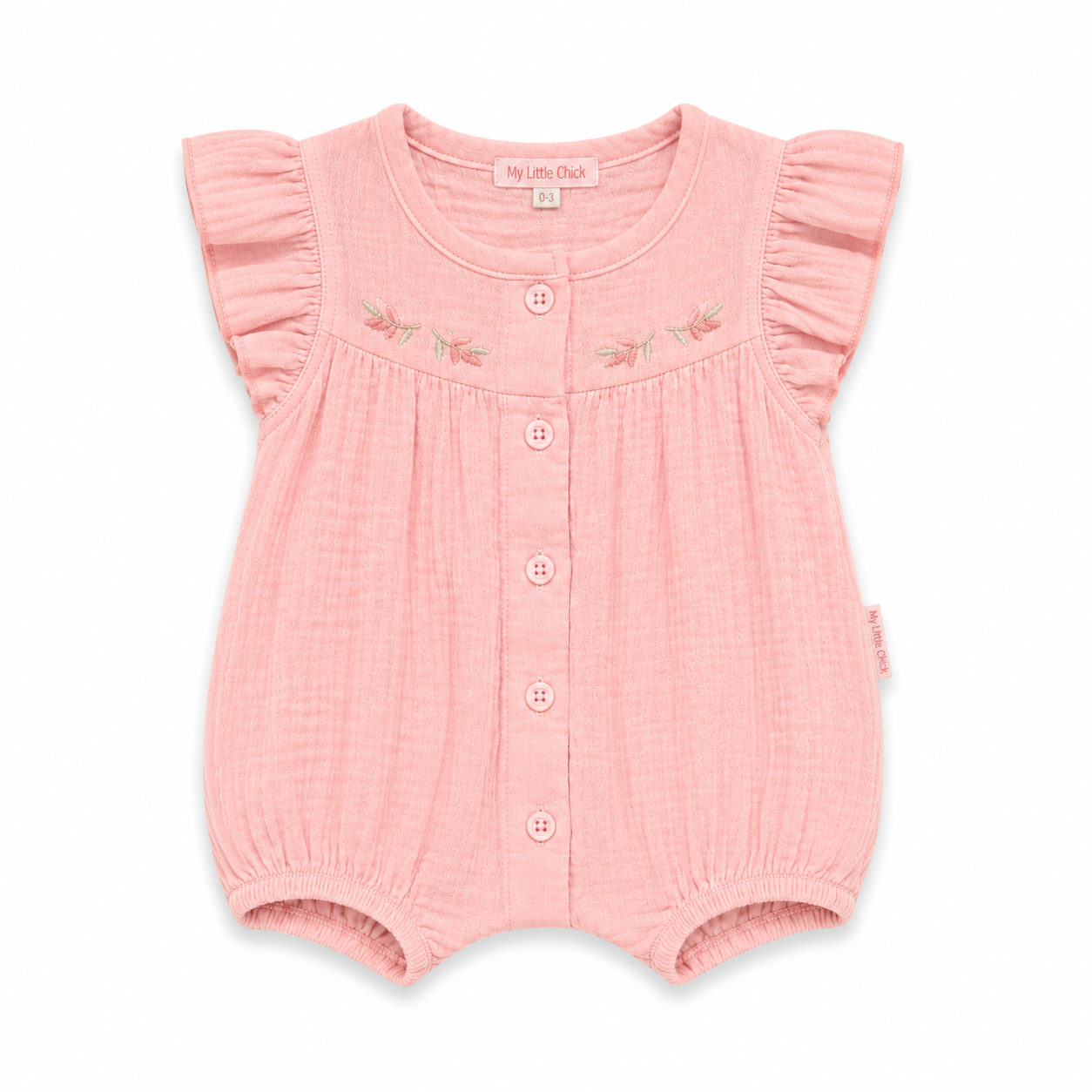 Pink Bloom Romper